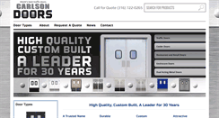 Desktop Screenshot of carlsontrafficdoors.com